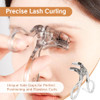 Ykebvpw Lash Separator Eyelash Comb Combo Tool Metal Curler With Silicone Refill Pads Separates Curls Lashes No Pulling Or Pinching For