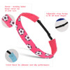 Kalione 5 Pcs Soccer Headband For Girls Non Slip Soccer Headband Adjustable