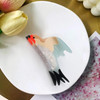 Acetate Swallow Women Hair Clips For Thin Hair Bird Shape Claw Clips Cute Hair Accessories Fun Animal Claw Clip Green