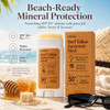 Beef Tallow Sunscreen Organic Stick Spf 50 Non Nano Zinc Oxide Tallow Based Mineral Sunscreen With Honey And Beeswax For Face And Body Water