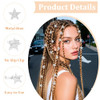 Yission 20 Pcs Mini Rhinestone Star Hair Clips Small Decorative Silver Hair Clip Cute Star Hair Barrettes Silver Hair Accessories For Women