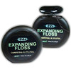 Ezzi Woven Expanding Dental Floss Fluffy And Textured W Charcoal And Xylitol To Optimally Clean Gums Mint Thick And 109 Yards