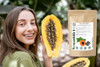 100 Percent Natural Sun Dried Papaya Seeds High Papain And Carpain Digestive Enzymes Content No Additives Vegan Laboratory Tested Gluten And
