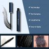 Black Waterproof Mascara Long Lasting Thickening Volume And Length Smudge Proof No Clumping Curl Natural 1Pcs
