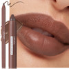 Wugbc Lip Kit Coffee Brown Lip Liner Pencil Ombre Lipstick Set Long Lasting Plumping Creamy Lip Makeup For Women High Pigmented Lip Combo
