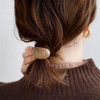 Xiwstar 4Pcs Decorative Hair Scrunchies Elastic Acrylic Cuff Hair Ties