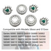 Gleway Sh60 Per 72 Replacement Heads Compatible With Philips Electric Shaver Series 6000 Sh60 Replacement Blades Razor Heads For Shaver