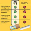 3 Pack Kobeesco Lip Balm Lip Moisturizer Lip Cure Lip Balm Nourishing Lip Treatment Coconutvanilla