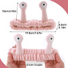 Wllhyf Spa Headband Facial Makeup Head Band Hair Accessories Pink