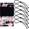 Adjustable Hair Ties For Thick Curly Hairstyles Afro Puffs Ponytails Locs Pineapples For Black Women And Girls Pack Of 6