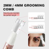 Suprent Women S Facial Hair Remover Eyebrow Trimmer With Pivoting Head Rechargeable Eyebrow Razor Painless Facial Trimmer On Lips Cheeks