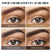Lsxia 2 Pcs Peel Off Tattoo Eyebrow Gel Set Dark Brown