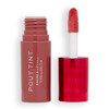 Makeup Revolution Pout Tint Lip Gloss Lightweight And Buildable Formula Gloss To Stain Finish Nude Dreams 0.1 Fl.Oz