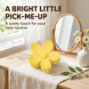 Juroicessry Yellow Flower Shaped Plastic Jaw Clips Anti Scratch Smell Less Hold Tightly Light Clips And Barrettes