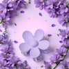 Cute Purple Hair Claw Clips Flower Shaped Plastic Jaw Clips Anti Scratch Smell Less Useful Hold Tightly Purple And Barrettes Hair