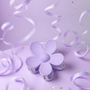 Cute Purple Hair Claw Clips Flower Shaped Plastic Jaw Clips Anti Scratch Smell Less Useful Hold Tightly Purple And Barrettes Hair