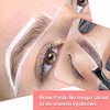 20G White Brow Mapping Paste Brow Contour Paste Brow Lip Shape Position Tool 2Pcs Eyebrow Brush Kit Mapping Tool For Sketching Contouring