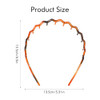 Wy Lighting Level Zig Zag Headbands 4 Pieces Tooth Hair Comb Hairband Wavy Shape Plastic Hair Bands Hair Hoop Accessory For Women Lady Girls