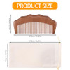 Wooden Labor Comb For Women Labor And Delivery Essentials For Pregnant Women Natural Birthing Comb Baby Shower Gifts With Cloth Bag