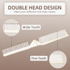Jurrissa 2 Pack Folding Hair Combs Foldable Comb Brush Combo Mini Protable Folding Brush For Purse Bags Porket Travel Size Hair Comb Small