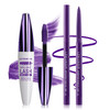 Lzxlukgir Purple Mascara And Eyeliner Set 5D Purple Mascara For Eyelashes