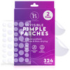 Pimple Patches For Face 324 Count Hydrocolloid Spot Cover 2 Sizes