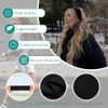 Aclovcy Black Headbands For Women Non Slip Head Bands For Women S Hair Elastic Womens Headbands Soft Cotton Cloth Fashion Headband For Daily