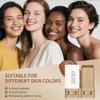 Melsintern Foundation Stick Skin Tint And Contour Stick Serum Boosted Beauty Balm Buildable Coverage Natural Finish Long Lasting Wear For