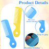 4Pcs Baby Comb And Toddler Comb Set Gentle Baby Hair Combs For Newborns Toddlers Colorful Tip Bristles For Sensitive Scalp Care Styling