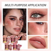 Blush Stick Multi Use Solid Matte Makeup Stick Blush Cream For Cheek Eyes And Lips Tint Moisturizing Tinted Cream Natural Blendable Cheek