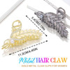 Fashey Rhinestone Hair Clips Metal Hair Clip Hair Accessories For Women