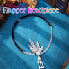 Gortin 1920 S Flapper Headband Leaf Rhiestones Headpiece Pearl Tassel Headdress Head Bands Bridal Flapper Hair Accessories Head Chain For
