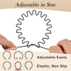 Metal Headband For Men Zigzag Wire Headband Non Slip Adjustable 3 Pack