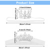 Abeillo 2 Pieces Baby Crown Baby Crystal Princess Tiaras Newborn Photography Props Children Headband Infant Elastic Hair Band Crown For Baby