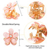 Ahoney 12Pcs Pink Hair Clip Small Claw Clips For Women Mini Flower Girl For Hair Decorations Daisy Hair Clip Bangs Clips Korean Hair
