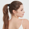 Hair Ties With Peanut Design No Slip Ponytail Holders Strong Hold