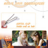 Wllhyf 4 Pieces Bone Hair Clip Skull Skeleton Hairpins Side Hair Clip Cosplay Costume Decorative Hair Pins Clips Accessories Barettes For