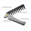 Folding Pocket Comb Wide Tooth Portable Hair Comb For Styling Mens Pocket