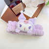 Kawaii Spa Headband For Washing Face Cute Purple For Make Up Washing Party Soft For Woman Girls