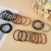 20Pcs Hair Tie Bracelets For Women Men Boho Hair Ties Bracelets Hair Elastics No Damage Ponytail Holders For Thick Medium Long Hair 4 Styles
