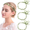 Awaytr 3Pcs Flower Crown Floral Wreath Fairy Headband For Women Girls