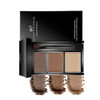 Eyebrow Powder Three Color Brow Disc Waterproof Eyebrow Powder Eyebrow Makeup Kit Eyebrow Filler To Shape Natural Eyebrows 02 Brown Light