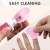 Embagol Eyelash Extension Glue Wipes 200 Pcs Lint Free Nail Wipes Non Woven Fabric Lash Glue Nail Polish Remover For Lash Extension Supplies