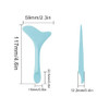 4 Pcs All In One Eyeliner Stencils Wing Tips Plus Eyeshadow Stencils Pad Plus Silicone Baffle Defined Eyelash Guide Tool For Beginners And