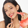 Etude Glow Fixing Tint 6 Peach Blended Non Sticky Glossy Shine Lip Stain Fills Up With Comfortable Moisture Tints For Dry Lips
