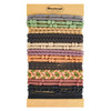 Bouiexye Boho Hair Accessories For Women 24Pcs Hair Tie Bracelets 6 Styles 10 Colors No Damage For Thick Hair