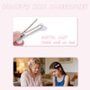 Mabor 4Pcs Bone Hair Clip White Bones Hairpins For Women Hair