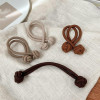 Vedo Shipin Chinese Knot Hair Ties For Women 4 Count Cute High Elastic Thick Hair Ties No Damage Ponytail Holders Hair Accessories For Thick