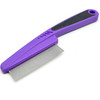Elfskik Stainless Steel Fine Tooth Dandruff Comb Professional Dandruff Remover Multifunctional Hair Grooming Comb For Kids And Adults Purple