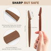 D 6 Pcs Face Razors For Women Eyebrow Razors And Dermaplane Tool